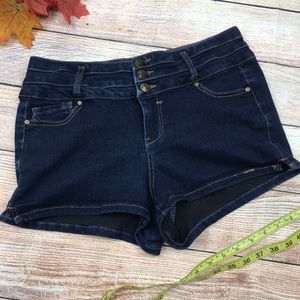 Blue Spice high waisted shorts